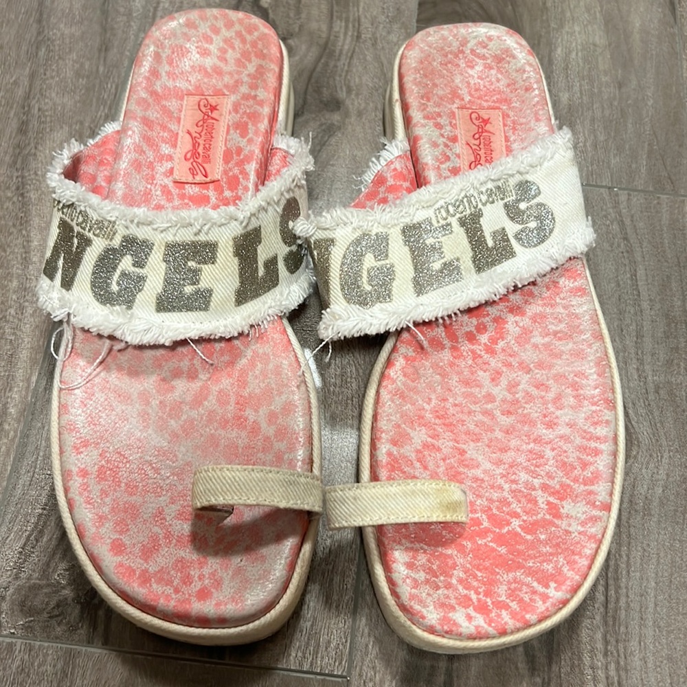 🔥🔥ROBERTO CAVALLI Angels Denim slides